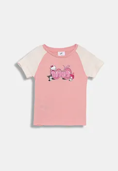 Puma tricou de bumbac pentru copii PUMA X HELLO KITTY & FRIENDS Slim Tee culoarea roz, 632391 imagine