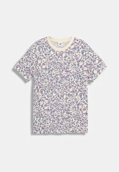 Puma tricou de bumbac pentru copii TWEENERVERSE AOP Tee G culoarea violet, 688500 imagine