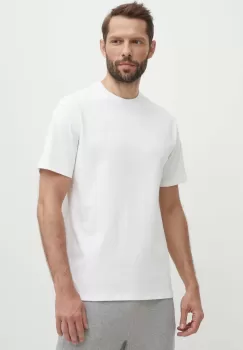 Puma tricou din bumbac barbati, culoarea bej, uni 624009 imagine