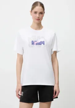 Puma tricou din bumbac culoarea alb, 685084 imagine