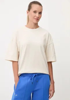 Puma tricou din bumbac culoarea bej, 688148 imagine
