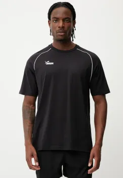 Puma tricou din bumbac culoarea negru, cu imprimeu, 684616 imagine