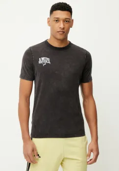 Puma tricou din bumbac culoarea negru, cu imprimeu, 684640 imagine