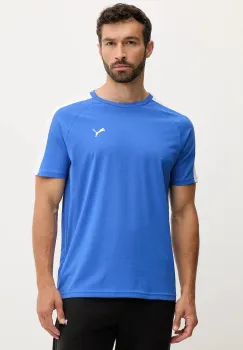 Puma tricou din bumbac culoarea violet, cu imprimeu, 629592 imagine