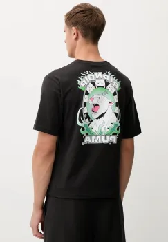 Puma tricou din bumbac PUMA x RIPNDIP culoarea negru, cu imprimeu, 632413 imagine