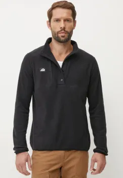 Quiksilver bluza barbati, culoarea negru, neted imagine