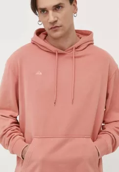 Quiksilver bluza barbati, culoarea portocaliu, cu gluga, neted imagine
