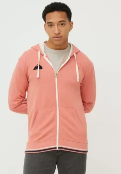 Quiksilver bluza barbati, culoarea roz, cu gluga, cu imprimeu imagine