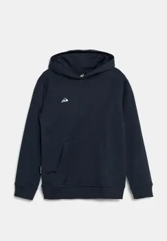 Quiksilver bluza copii BASIC HOODIE culoarea albastru marin, cu gluga, neted, EQBFT03889 imagine