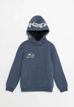 Quiksilver bluza copii BEST WAVE SHERPA cu gluga, neted, EQBFT03898 imagine