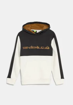 Quiksilver bluza copii KNOWLEDGE AREA HOOD culoarea gri, cu gluga, modelator, EQBFT03885 imagine