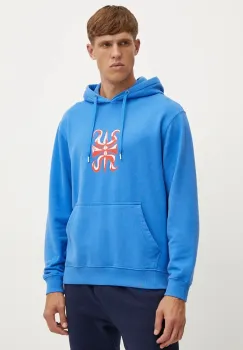 Quiksilver bluza Mercury Hoodie barbati, cu gluga, cu imprimeu, AQYFT03399 imagine