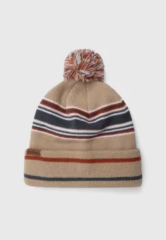 Quiksilver caciula culoarea bej, din tricot gros imagine