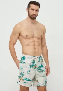 Quiksilver pantaloni scurti de baie culoarea bej imagine