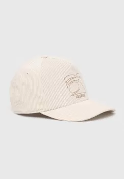 Quiksilver sapca culoarea bej, cu imprimeu imagine