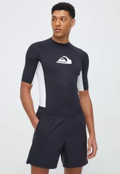Quiksilver tricou barbati, culoarea negru, cu imprimeu, T-SHIRT DO P?YWANIA imagine
