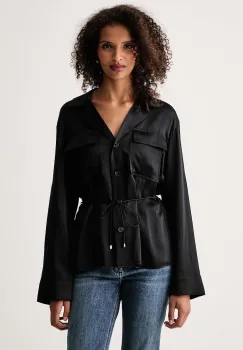 rag & bone  camasa de dama din matase Sonny imagine