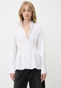 Rag & Bone camasa din bumbac culoarea alb, cu guler clasic, relaxed, WAW25PA0317631 imagine