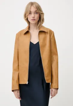 Rag & Bone geaca culoarea maro, de tranzitie, WAW25P2001LE01 imagine