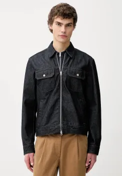 Rag & Bone geaca jeans culoarea bleumarin, de tranzitie, RX0725HORRR imagine