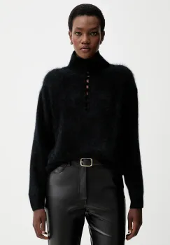 Rag & Bone pulover de casmir culoarea negru, cu turtleneck, RG6325F6MCA imagine