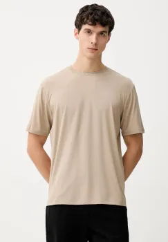 Rag & Bone tricou culoarea bej, uni, RF4925FT2TM imagine