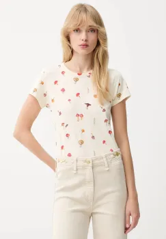 Rag & Bone tricou din bumbac culoarea bej, RE6E25FT3SW imagine