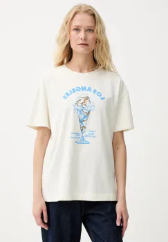 Rag & Bone tricou din bumbac culoarea bej, WCC25PT034MI36 imagine