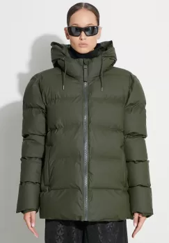 Rains geaca 15120 Jackets culoarea verde, de iarna imagine