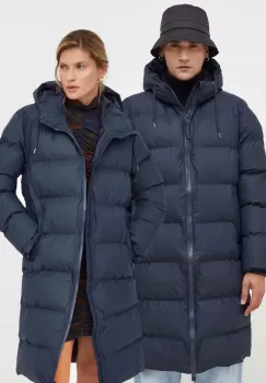 Rains geaca 15130 Jackets culoarea albastru marin, de iarna imagine