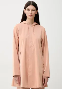 Rains geaca A-Line W Jacket W3 culoarea portocaliu, de tranzitie, 18050 imagine