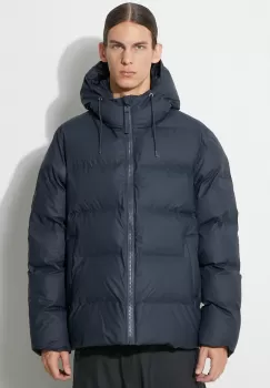 Rains geaca culoarea albastru marin, de iarna imagine