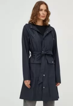 Rains geaca de ploaie 18130 Jackets femei, culoarea albastru marin, de tranzitie imagine