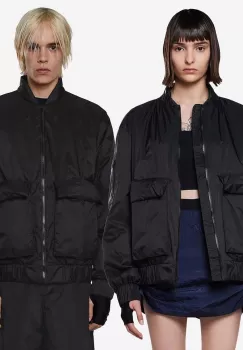 Rains geaca de ploaie culoarea negru, de tranzitie, oversize 15530.-BLACK imagine