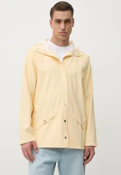 Rains geaca Jacket W3 culoarea galben, de tranzitie, 12010 imagine