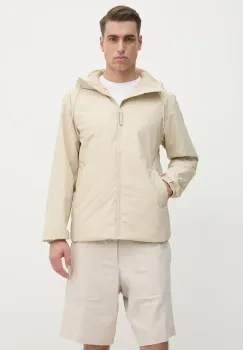 Rains geaca Lohja Insulated Jacket W3T1 culoarea bej, de tranzitie, 15770 imagine