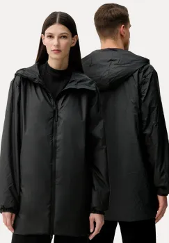 Rains geaca Lohja Long Insulated Jacket W3T2 culoarea negru, de tranzitie, 15790 imagine