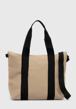 Rains geanta 14160 Tote Bags culoarea bej imagine