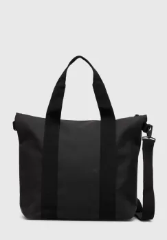 Rains geanta 14160 Tote Bags culoarea negru imagine