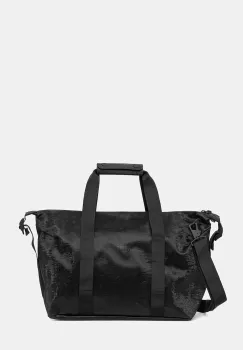 Rains geanta 14220 Hilo Weekend Bag Small culoarea negru, 14220 imagine
