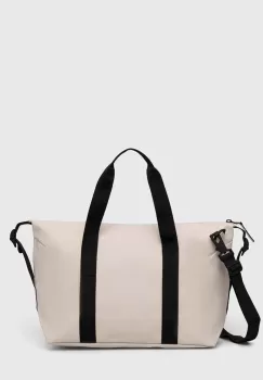 Rains geanta 14220 Weekendbags culoarea bej imagine