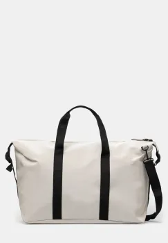 Rains geanta Hilo Weekend Bag W3 culoarea bej, 14200.103 imagine