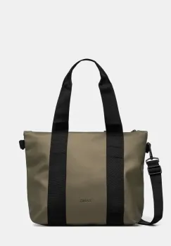 Rains geanta Tote Bag Micro W3 culoarea verde, 14180 imagine