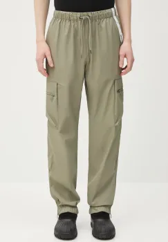 Rains pantaloni Cargo Rain Pants Regular W3 culoarea verde, cu fason cargo, 18850.108 imagine