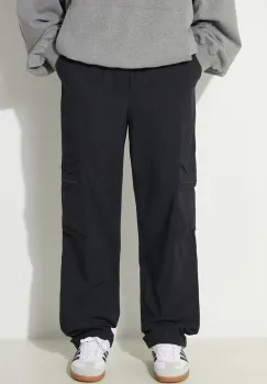 Rains pantaloni Tomar culoarea albastru marin, drept, medium waist, 19300.01 imagine