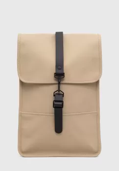 Rains rucsac 13020 Backpacks culoarea bej, mare, neted imagine
