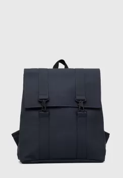 Rains rucsac 13300 Backpacks culoarea albastru marin, mare, neted imagine