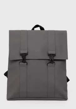 Rains rucsac 13300 Backpacks culoarea gri, mare, neted imagine