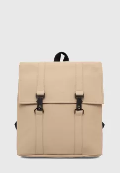 Rains rucsac 13310 Backpacks culoarea bej, mare, neted imagine