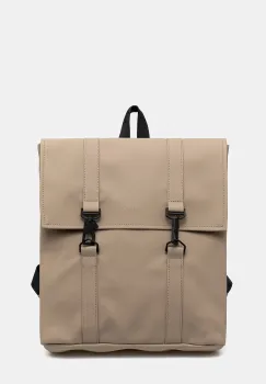 Rains rucsac 13310 MSN Bag Mini culoarea bej, mare, uni, 13310 imagine